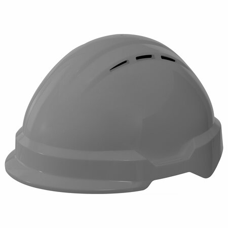 DELTA PLUS AMER CLIMBING T1 WIND Hard Hat, Vented, Grey WEL21107GY